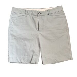 Womens Performance Orvis Classic Sandstone Chino Shorts Sz 14 Pockets Mid-Rise *